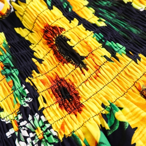 NWT Girl Sunflower Dress - Picture 3 of 6